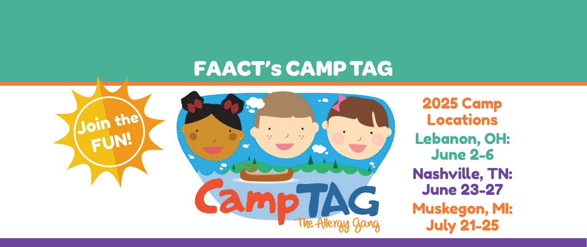 FAACT Camp TAG (The Allergy Gang)